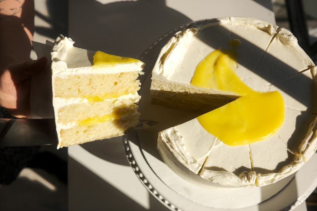 Lemon Buttermilk Cake Louie and Honey's Kitchen LLC