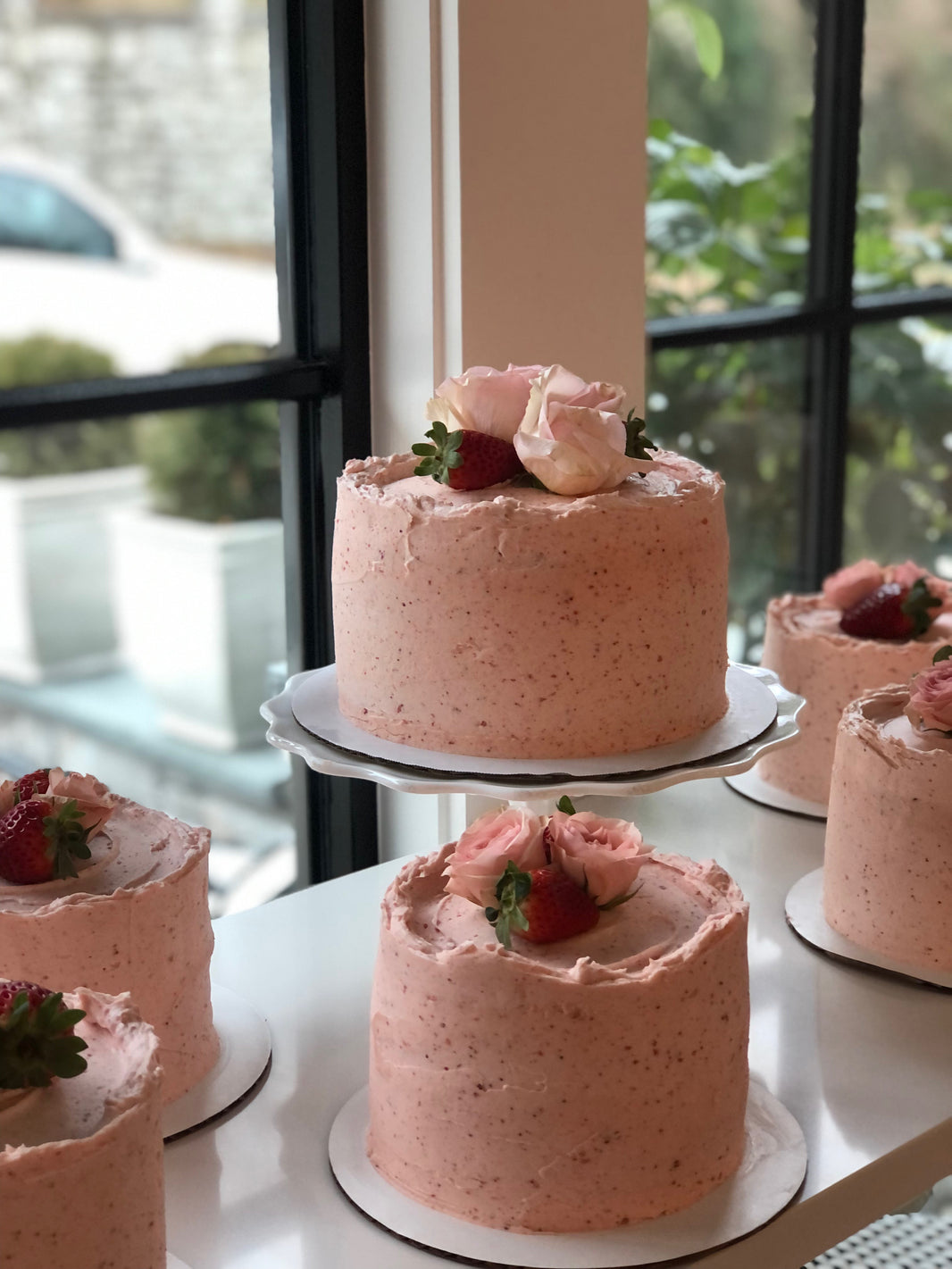 Strawberries & Cream Cake